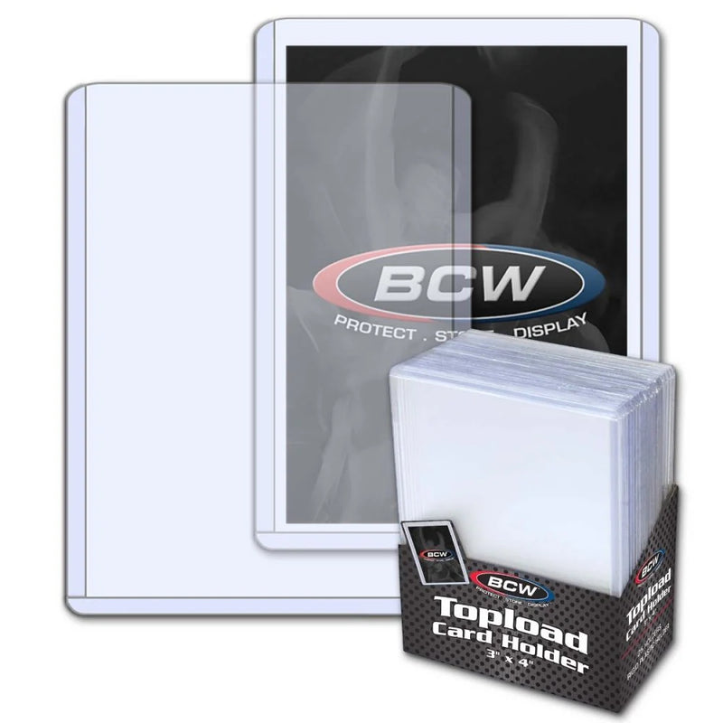 BCW Topload Card Holder 3" x 4" - Standard (20pt.)