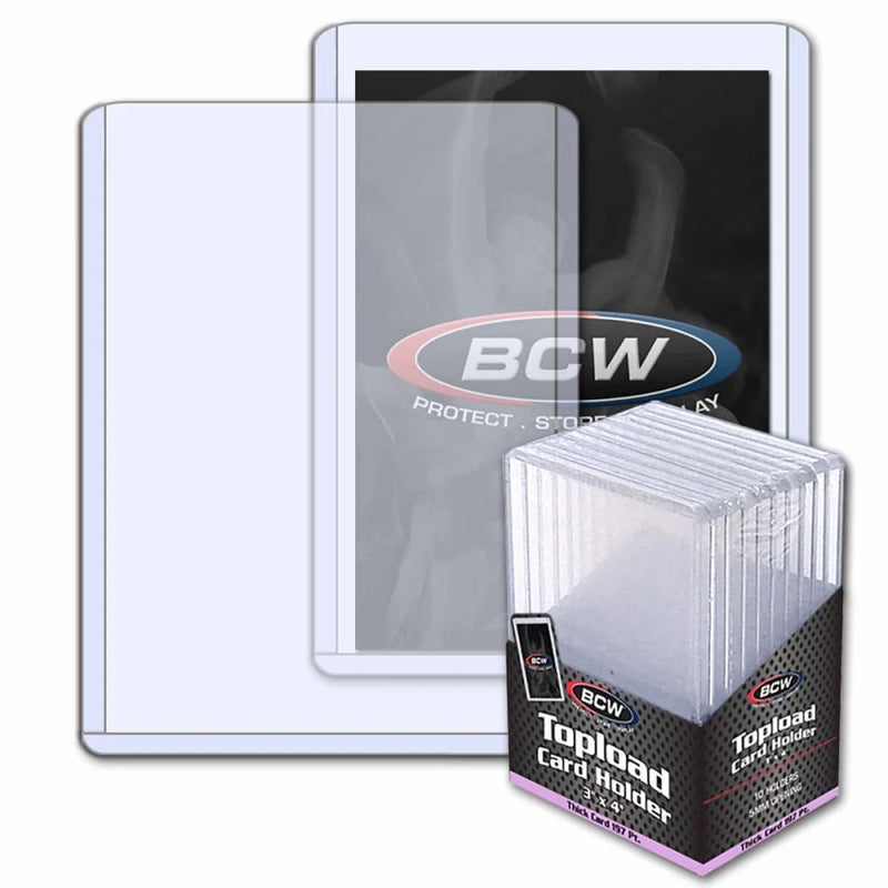 BCW Topload Card Holder 3" x 4" - Thick Card (197pt.)