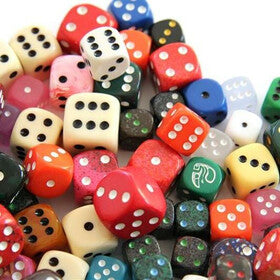 Loose Dice: D6 Dice 16mm Assorted