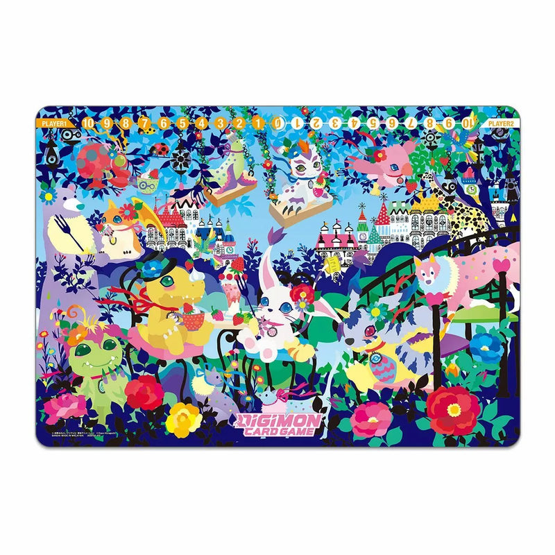 Digimon Playmat and Card Set: Floral Fun