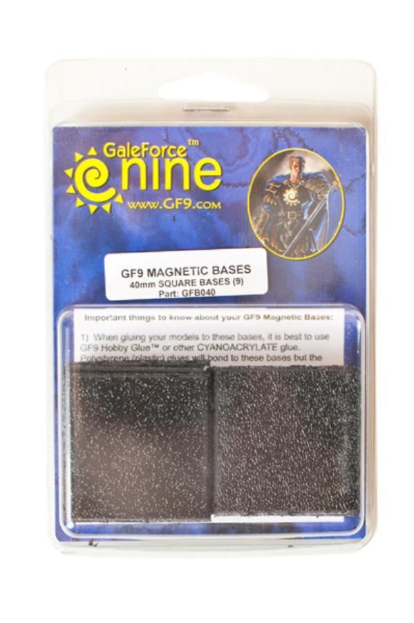 Gale Force Nine 40mm Square Magnetic Bases
