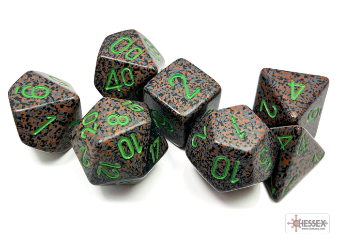 Chessex Speckled Earth Polyhedral 7-Dice Set (CHX 25310)