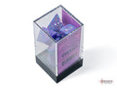 Chessex Speckled Silver Tetra Polyhedral 7-Dice Set (CHX 25347)
