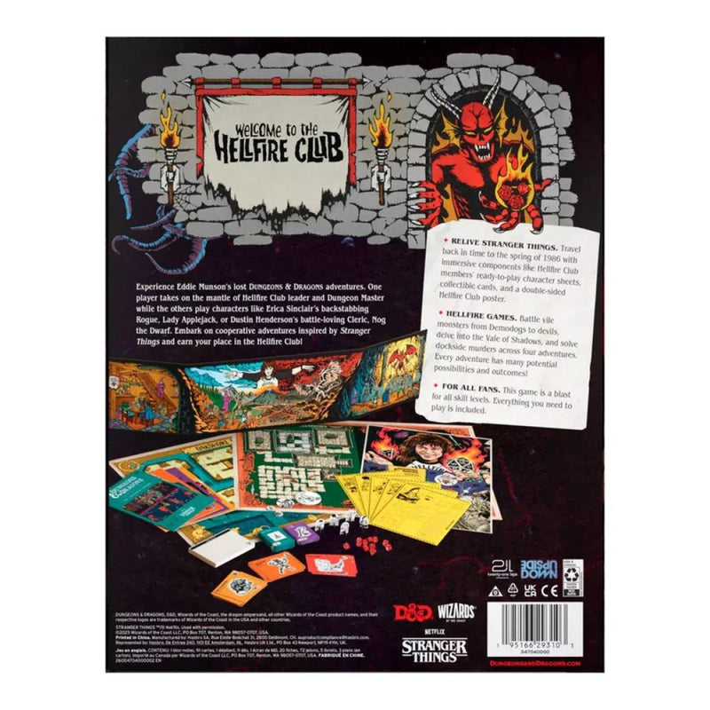 Dungeons & Dragons - Stranger Things: Welcome to the Hellfire Club *PreOrder for Tue 07 Oct*