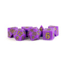 MDG "FanRoll" Silicone Poly Dice Set - Regal Ricochet