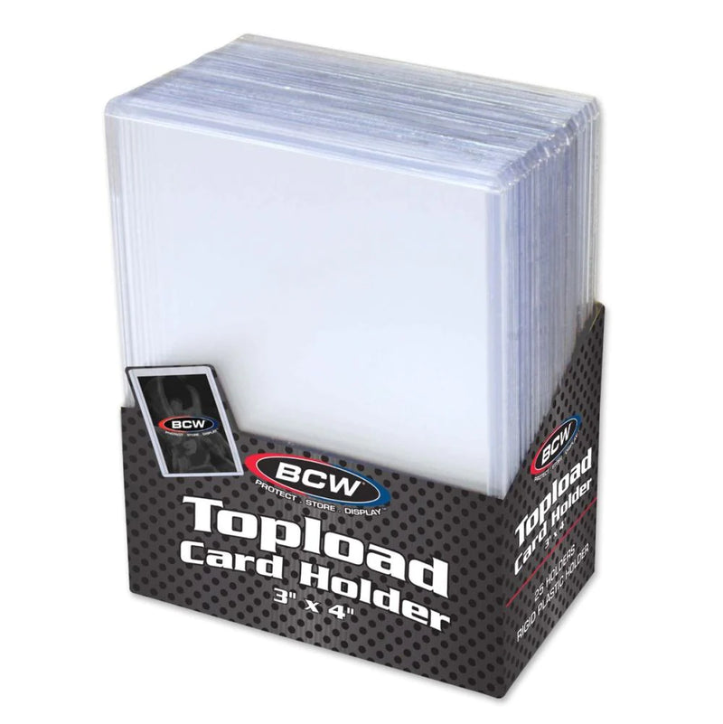 BCW Topload Card Holder 3" x 4" - Thick Card (108pt.)