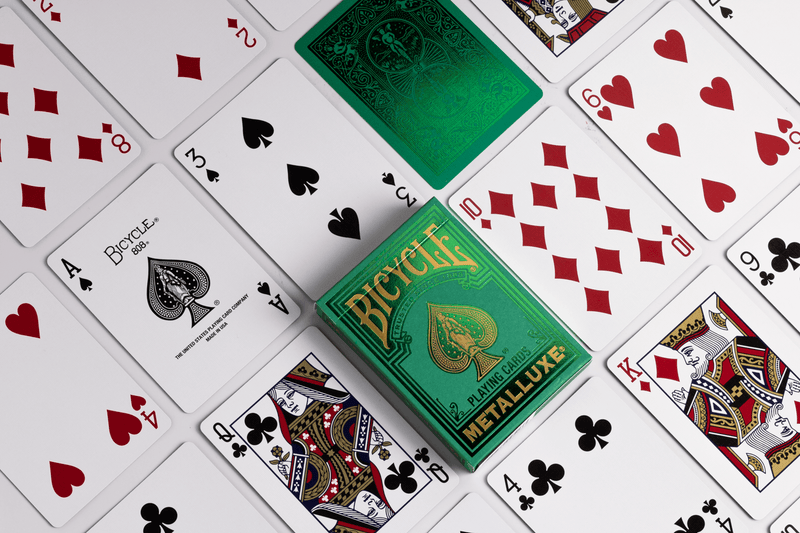 Bicycle Playing Cards: Metalluxe Green