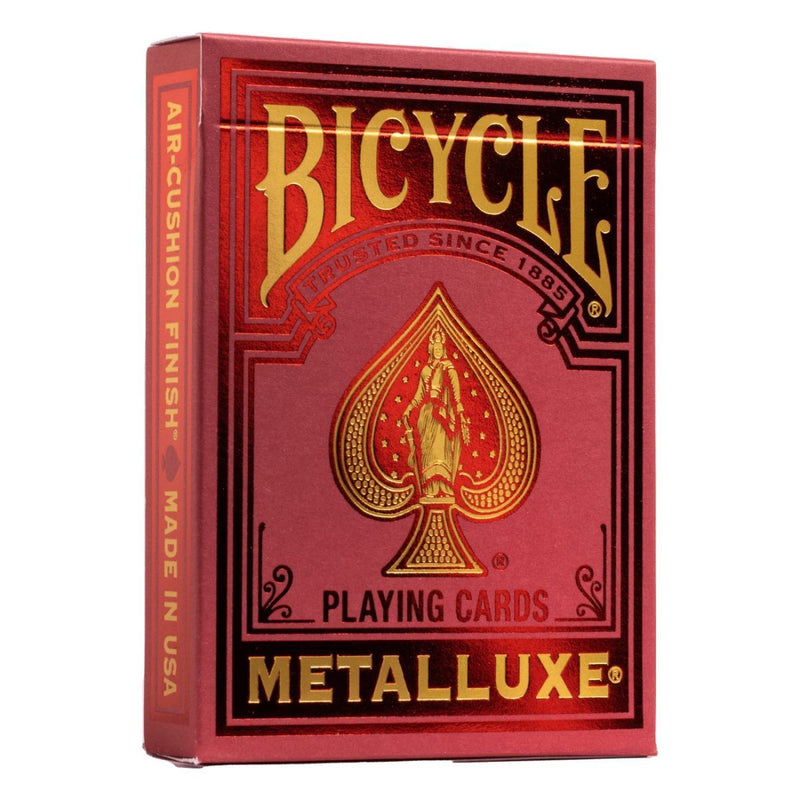 Bicycle Playing Cards: Metalluxe Red