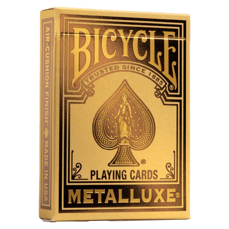 Bicycle Playing Cards: Metalluxe Gold