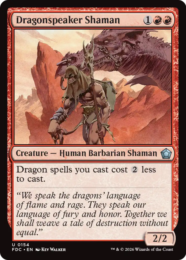 Dragonspeaker Shaman [Foundations Commander]