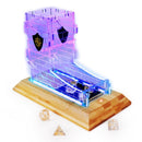ENHANCE Tabletop LED Dice Tower and 7pc Clear Dice Set