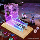 ENHANCE Tabletop LED Dice Tower and 7pc Clear Dice Set