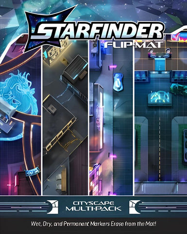 Starfinder Maps: Starfinder Flip-Mat: CityScape Multi-Pack