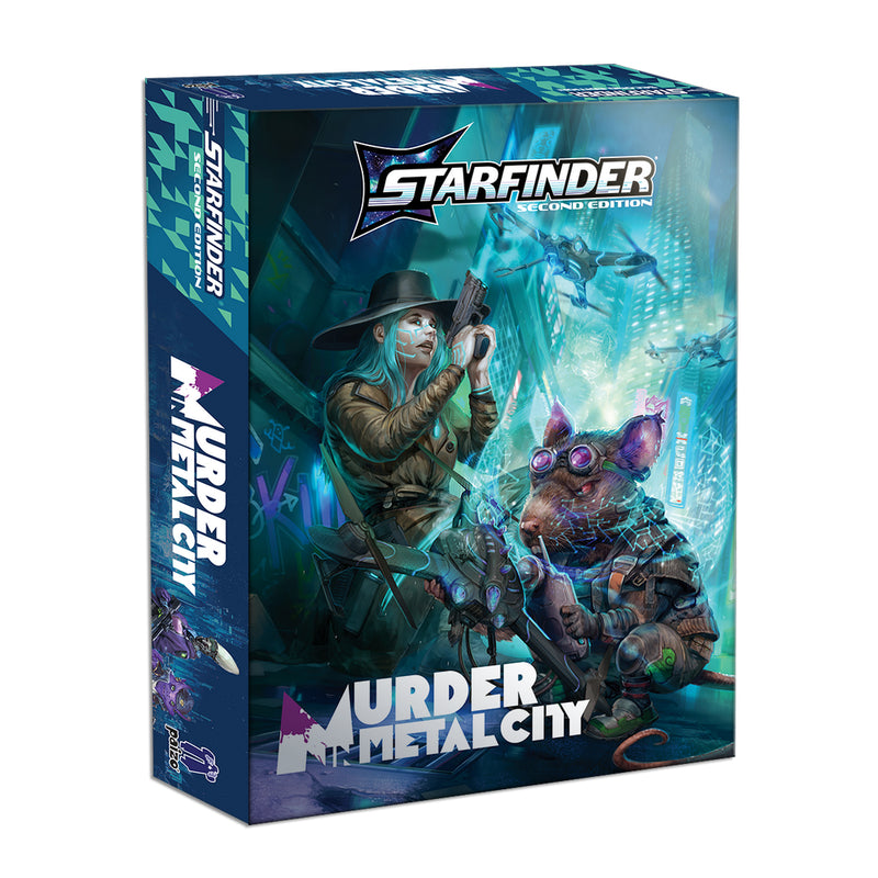 Starfinder 2nd Edition Adventures: Murder in Metal City Deluxe Adventure