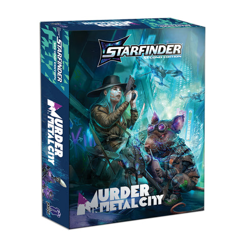 Starfinder 2nd Edition Adventures: Murder in Metal City Deluxe Adventure