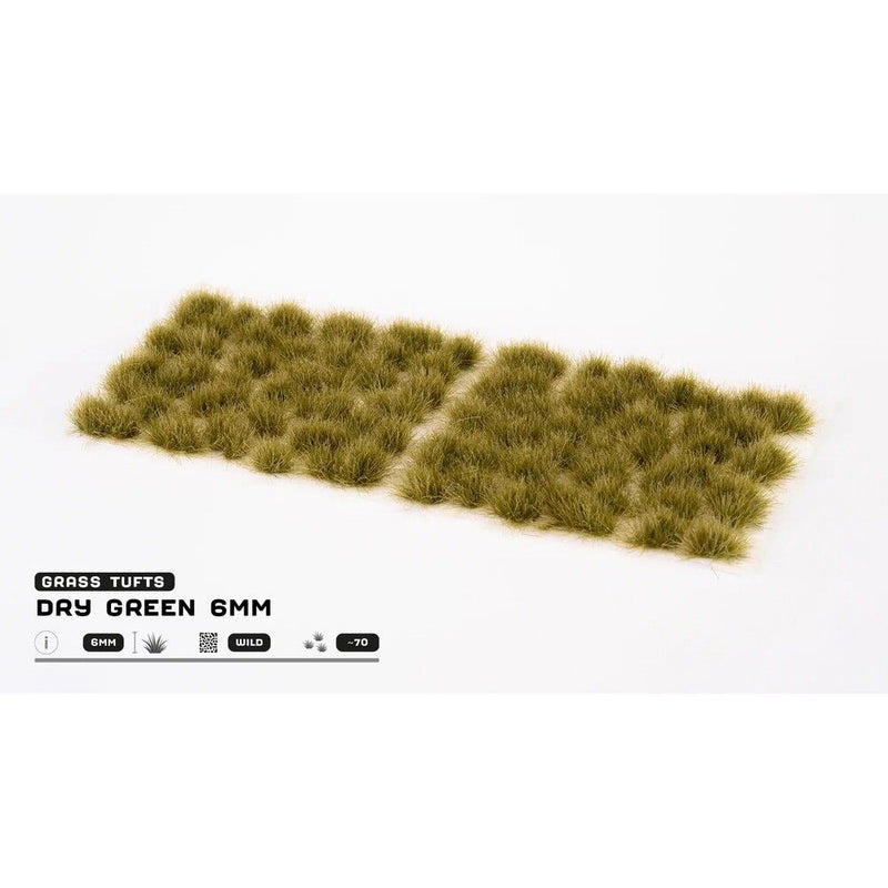 Gamers Grass - Grass Tufts - Dry Green 6mm - Wild