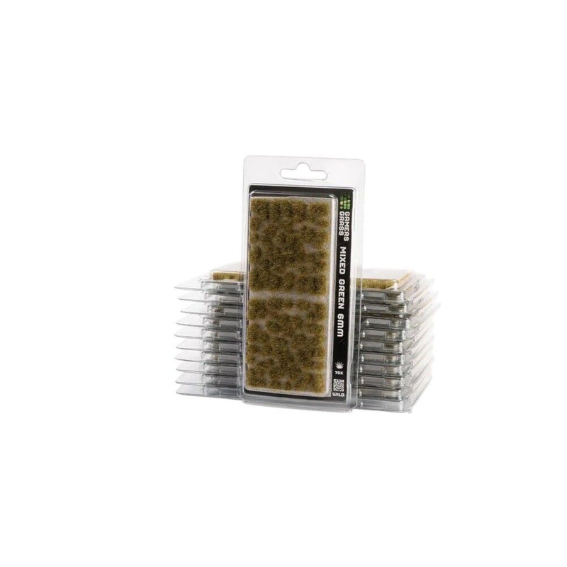 Gamers Grass - Grass Tufts - Mixed Green 6mm - Wild