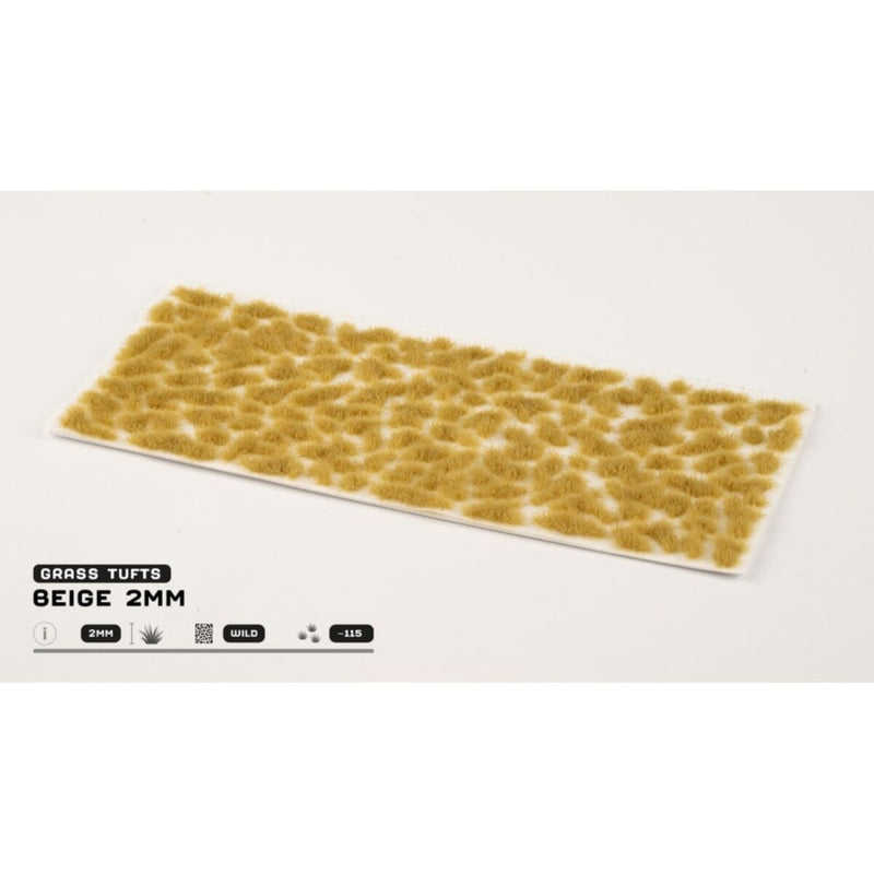 Gamers Grass - Grass Tufts - Beige 2mm
