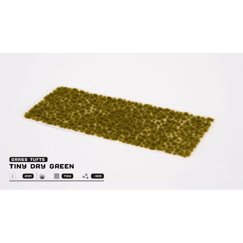 Gamers Grass - Grass Tufts - Tiny Dry Green