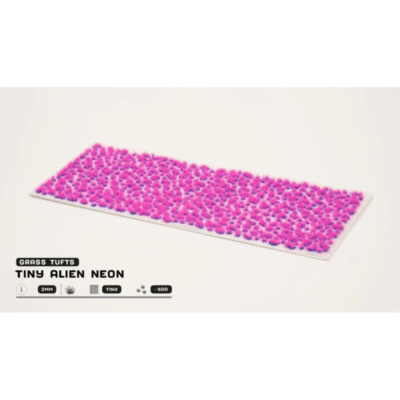Gamers Grass - Grass Tufts - Tiny Alien Neon