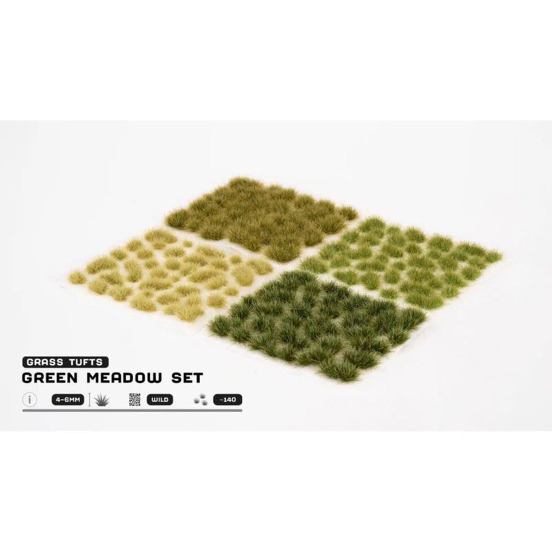 Gamers Grass - Tuft Sets - Green Meadow set