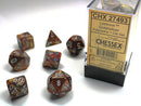 Chessex Lustrous Gold/silver Polyhedral 7-Die Set (CHX 27493)