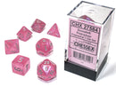 Chessex Borealis Light Pink/Silver Polyhedral 7-Die Set (CHX 27584)
