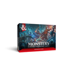 D&D Reference Cards - Monsters: Fearsome and Ferocious *PREORDER for 18 AUGUST*
