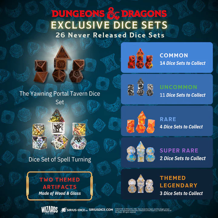 Sirius Dice - D&D Waterdeep: Yawning Portal Treasure Pack