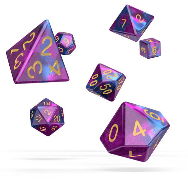 Oakie Doakie Gemidice Amethyst Polyhedral 7-Die Set