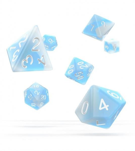 Oakie Doakie Glow in the Dark Arctic Polyhedral 7-Die Set