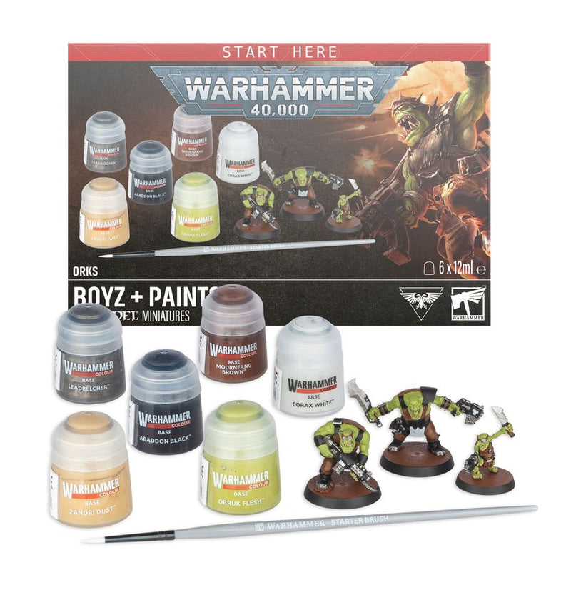 Sold out online Orks: Boyz + Paints *PREORDER FOR JULY 25*