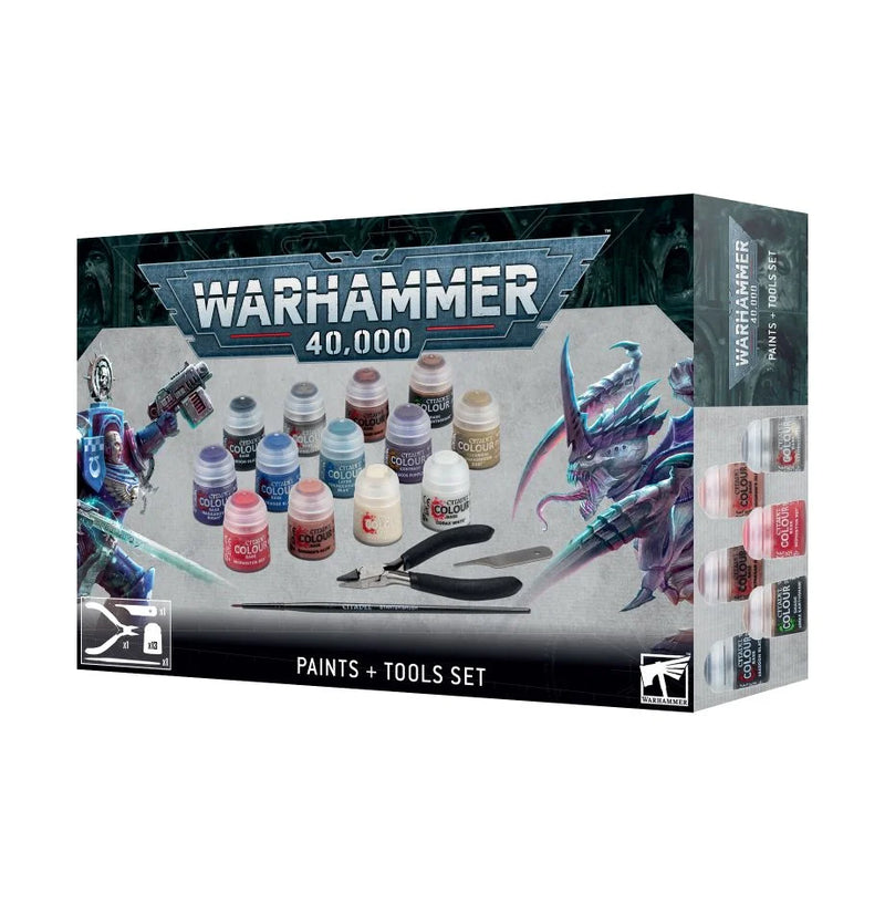 Warhammer 40,000: Paints + Tool Set (10th Ed)
