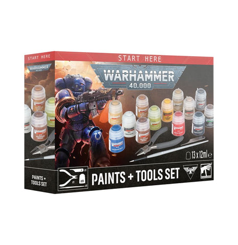 Warhammer 40,000: Paint + Tools set *PREORDER FOR JULY 25*