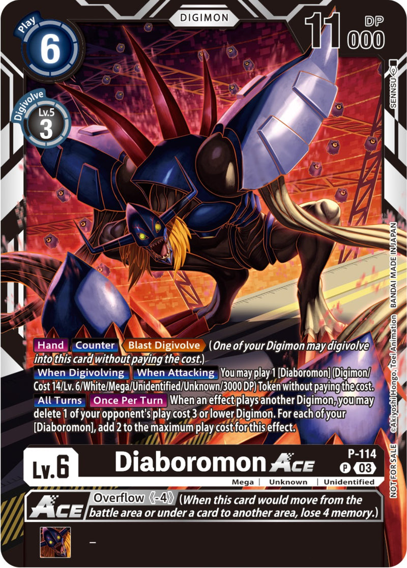 Diaboromon Ace [P-114] (3rd Anniversary Survey Pack) [Promotional Card