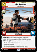 Poe Dameron - Quick to Improvise (153/262) (153/262) [Shadows of the Galaxy]