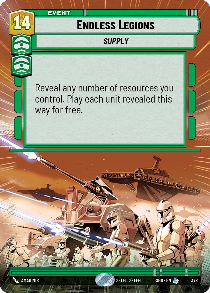 Endless Legions (378) (Hyperspace) (378) [Shadows of the Galaxy]