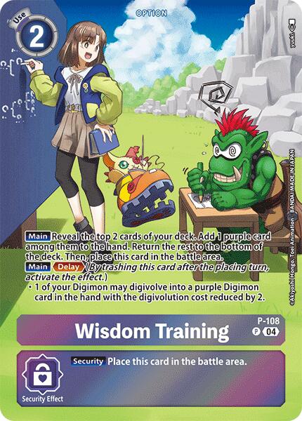 Wisdom Training [P-108] (Starter Deck 19 Exclusive) [Starter Deck: Fable Waltz Promos]