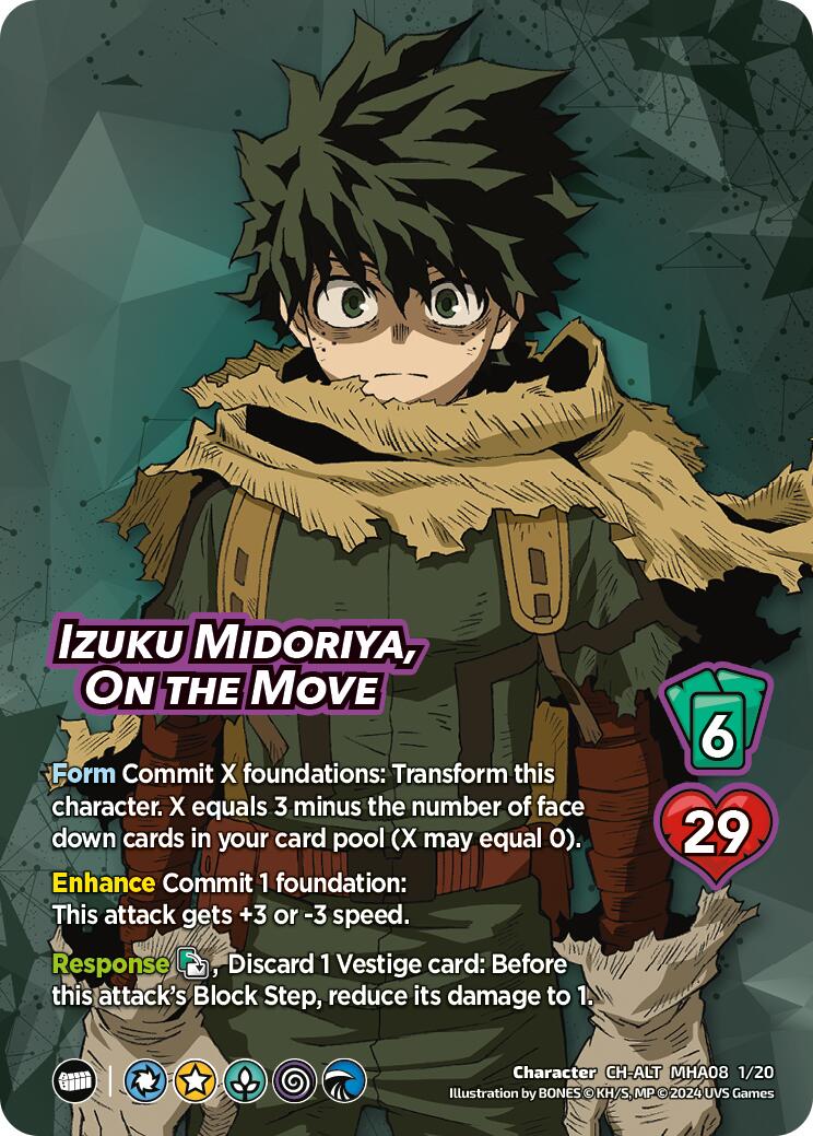 Izuku Midoriya, On the Move (Alternate Art) [Challenger Series: My Her
