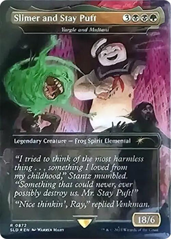 Slimer and Stay Puft - Yargle and Multani (Rainbow Foil) [Secret Lair Drop Series]