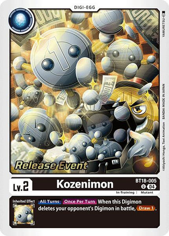 Kozenimon [BT18-005] [Release Special Booster Ver.2.0 Promos]