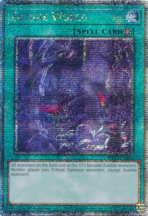 Zombie World (Quarter Century Secret Rare) [RA03-EN205] Quarter Century Secret Rare