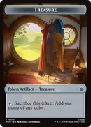 Elf // Treasure (0013) Double-Sided Token [The Hobbit Tokens]