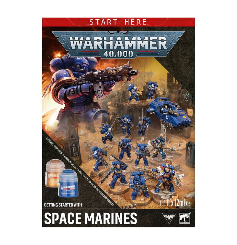 Warhammer 40,000 Getting Started with Space Marines *PREORDER FOR JULY 25*