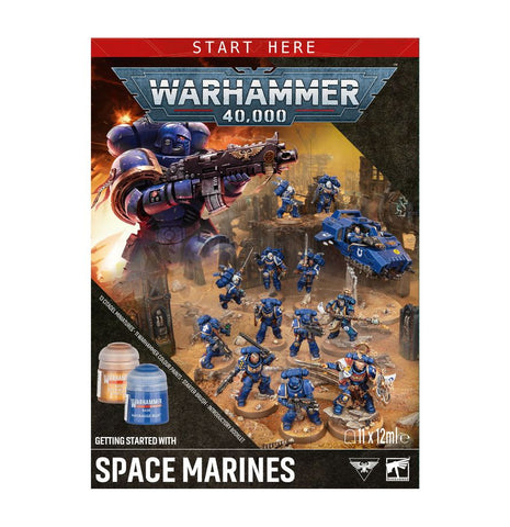 Warhammer 40,000 Getting Started with Space Marines *PREORDER FOR JULY 25*