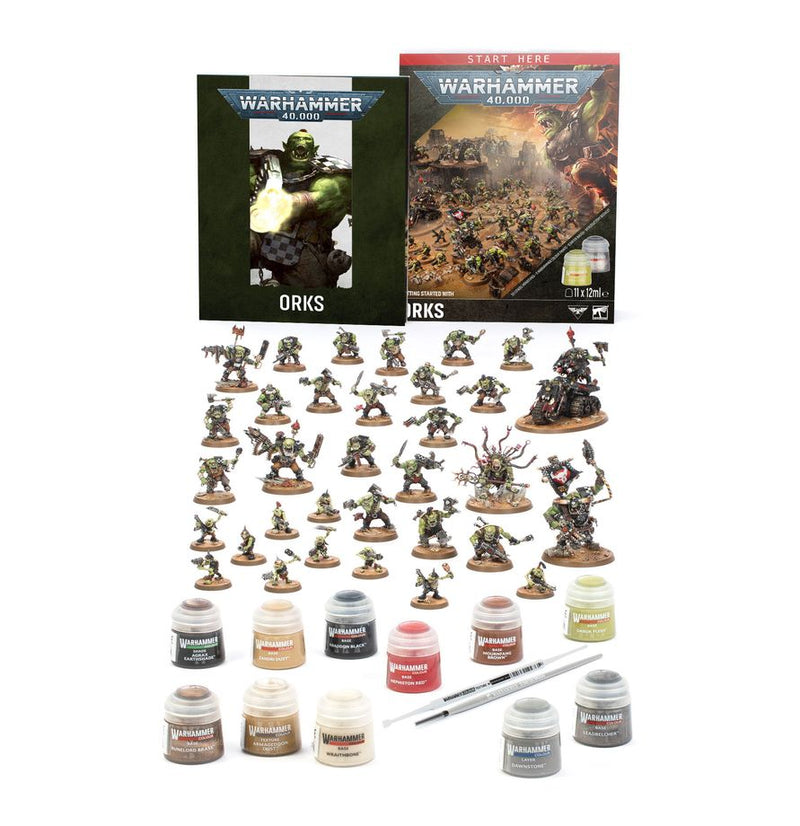 Warhammer 40,000 Getting Started with Orks *PREORDER FOR JULY 25*