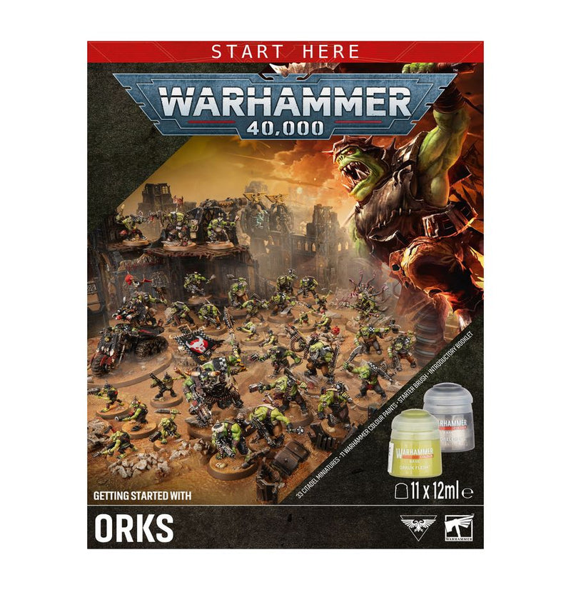 Warhammer 40,000 Getting Started with Orks *PREORDER FOR JULY 25*