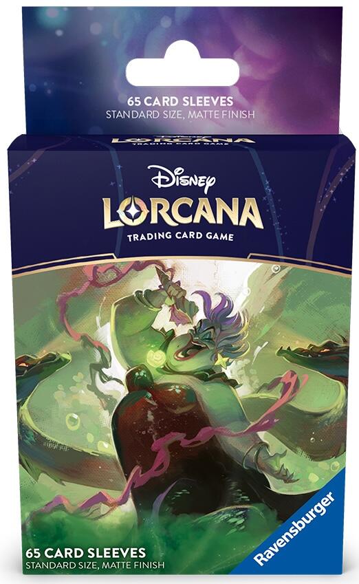 Disney Lorcana: Card Sleeves (Ursula / 65-Pack) *PreOrder for 07 March*