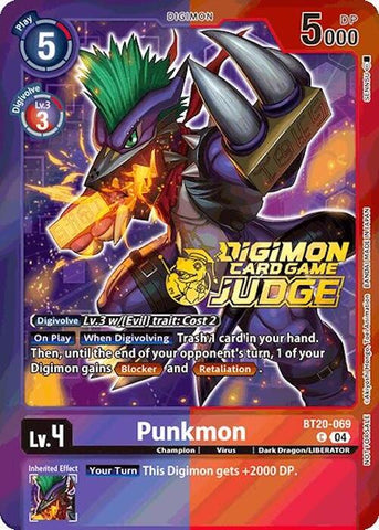 Punkmon [BT20-069] (Judge Pack 2025 Wave 1) [Release Special Booster Ver.2.5 Promos]