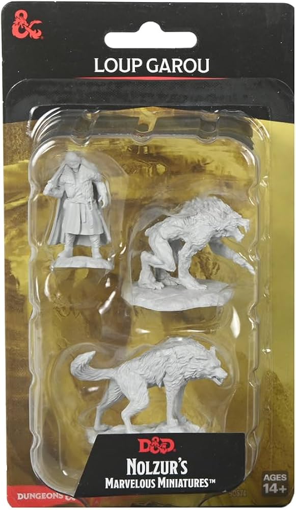 D&D Nolzur's Marvelous Miniatures Loup Garou